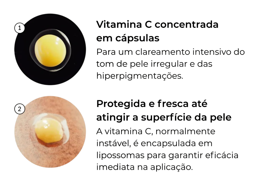 Creme facial com vitamina C anti-manchas e anti-melasma